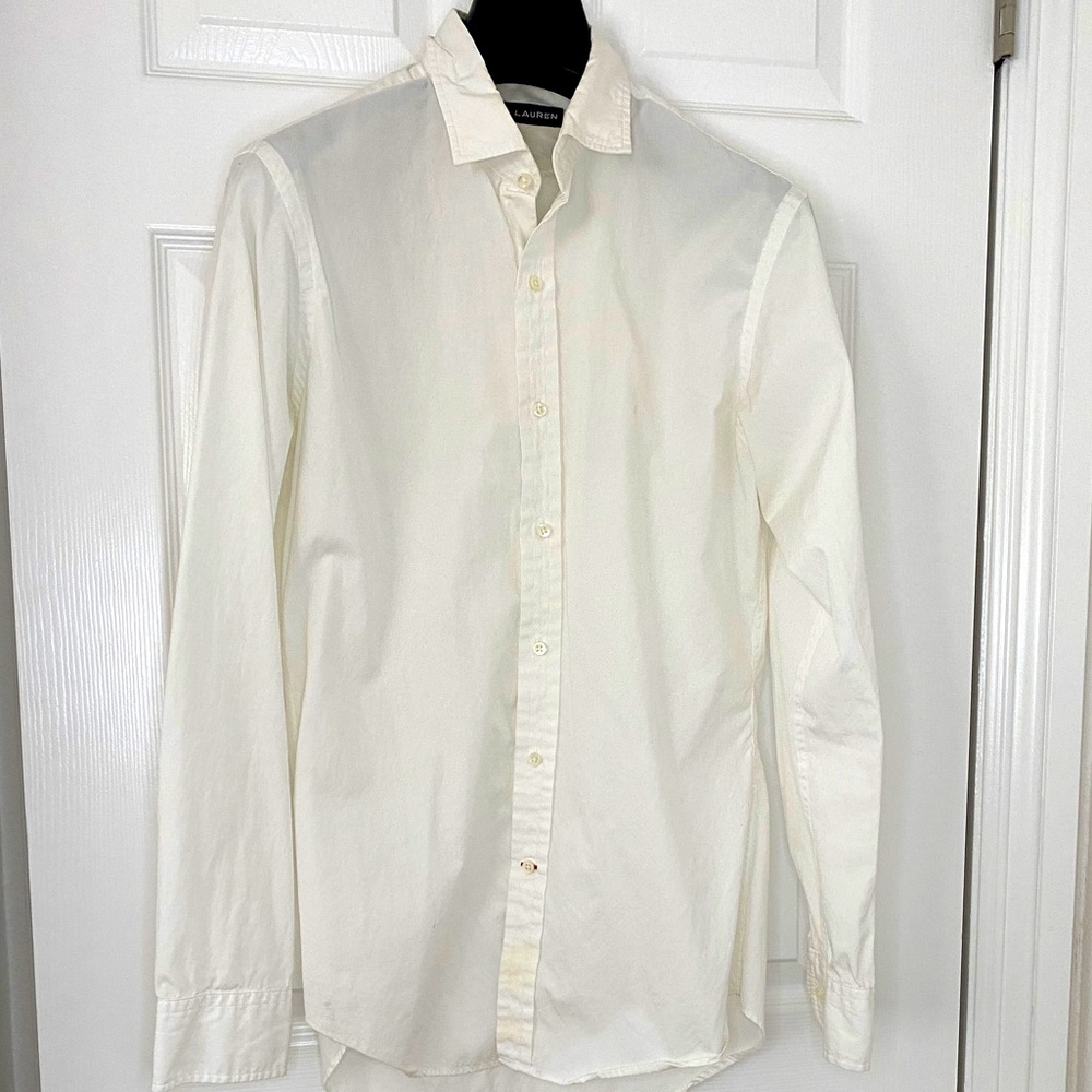 Ralph Lauren small white dress shirt